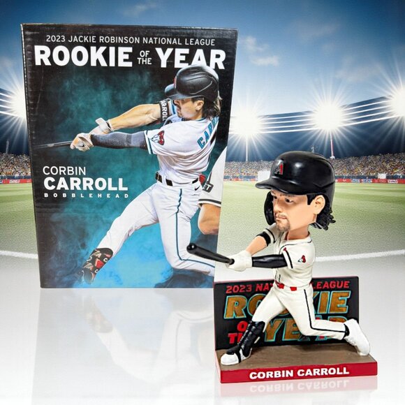 2023 Corbin Carroll Rookie Of The Year National League Bobblehead Collectible - Picture 1 of 10